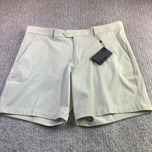 G/FORE Mens Stone Maverick‎ Golf Shorts Size 38 Beige Flat Front Lightweight NWT
